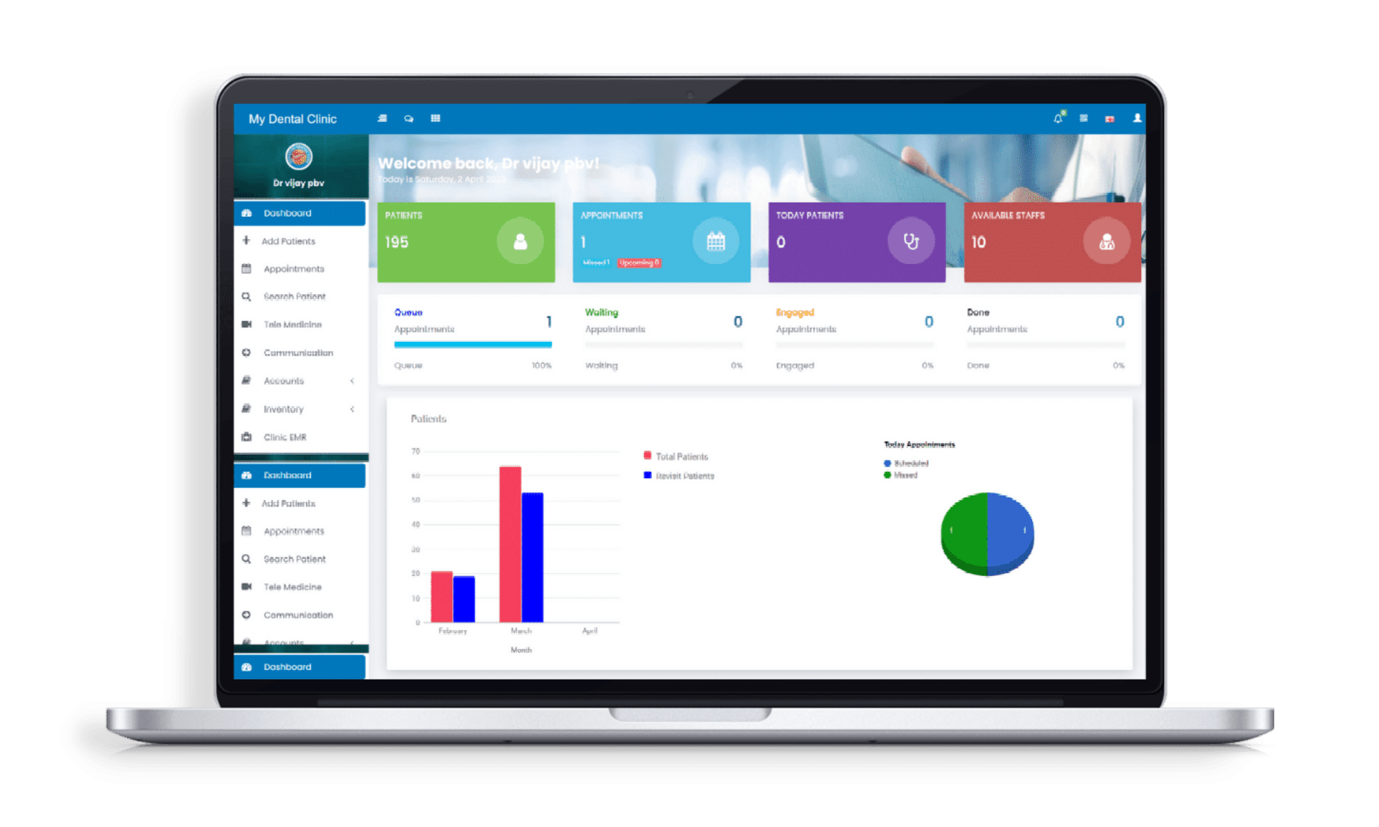 cloud based clinic management software